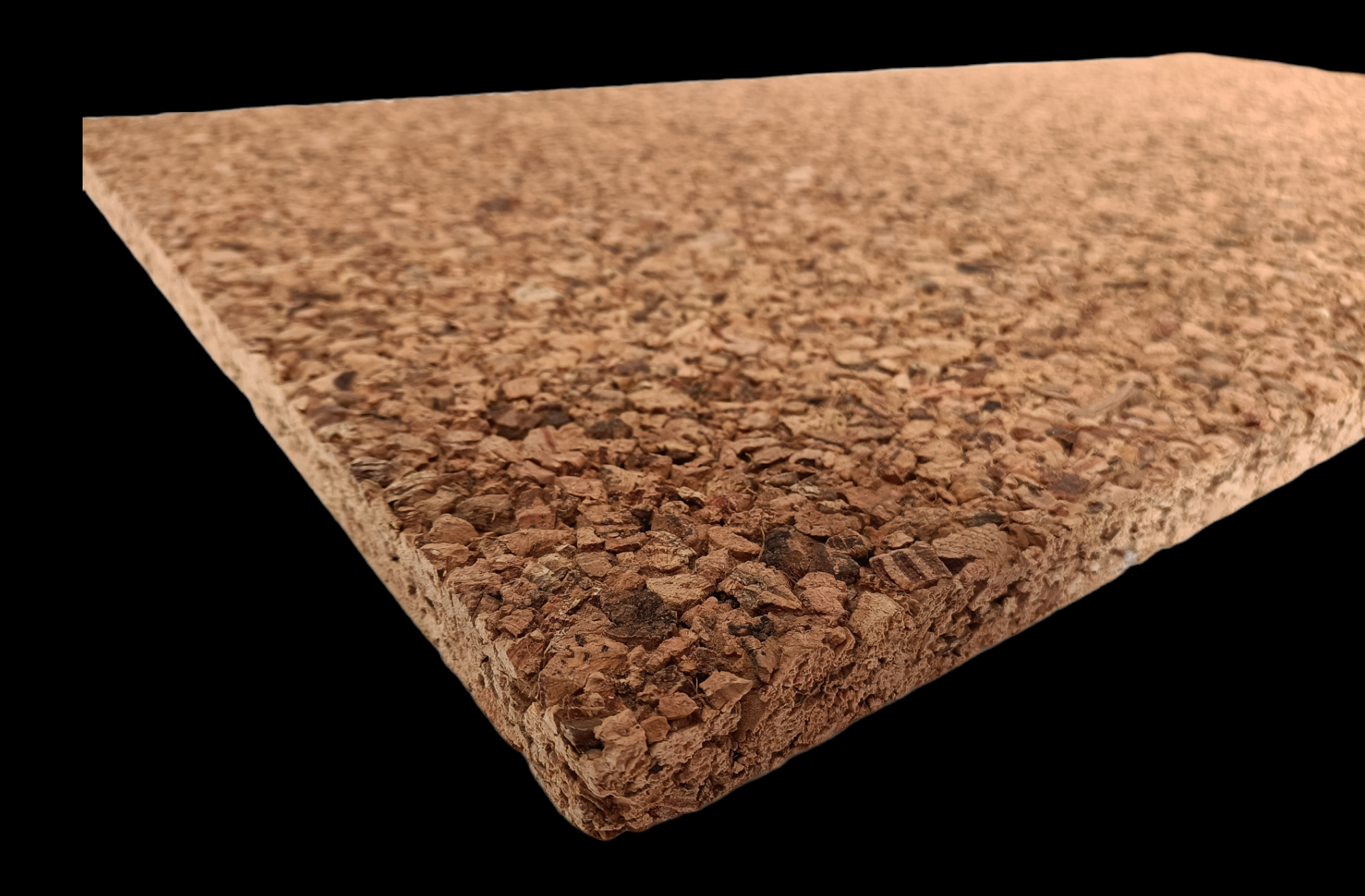 Plancha corcho natural 100x50cm 20mm, pack 8uds